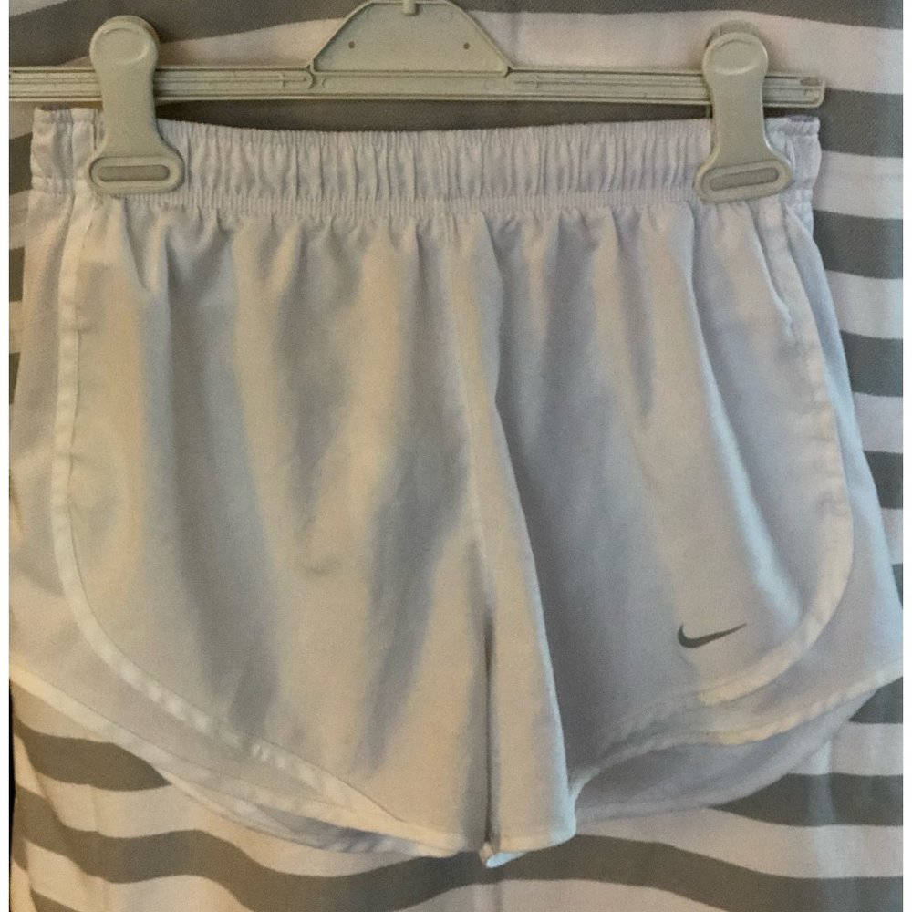 Nike Dri Fit White Shorts